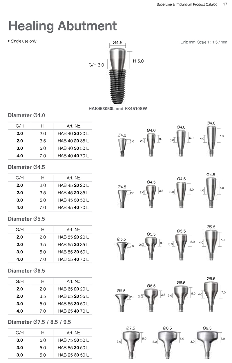 DTHA Healing Abutment